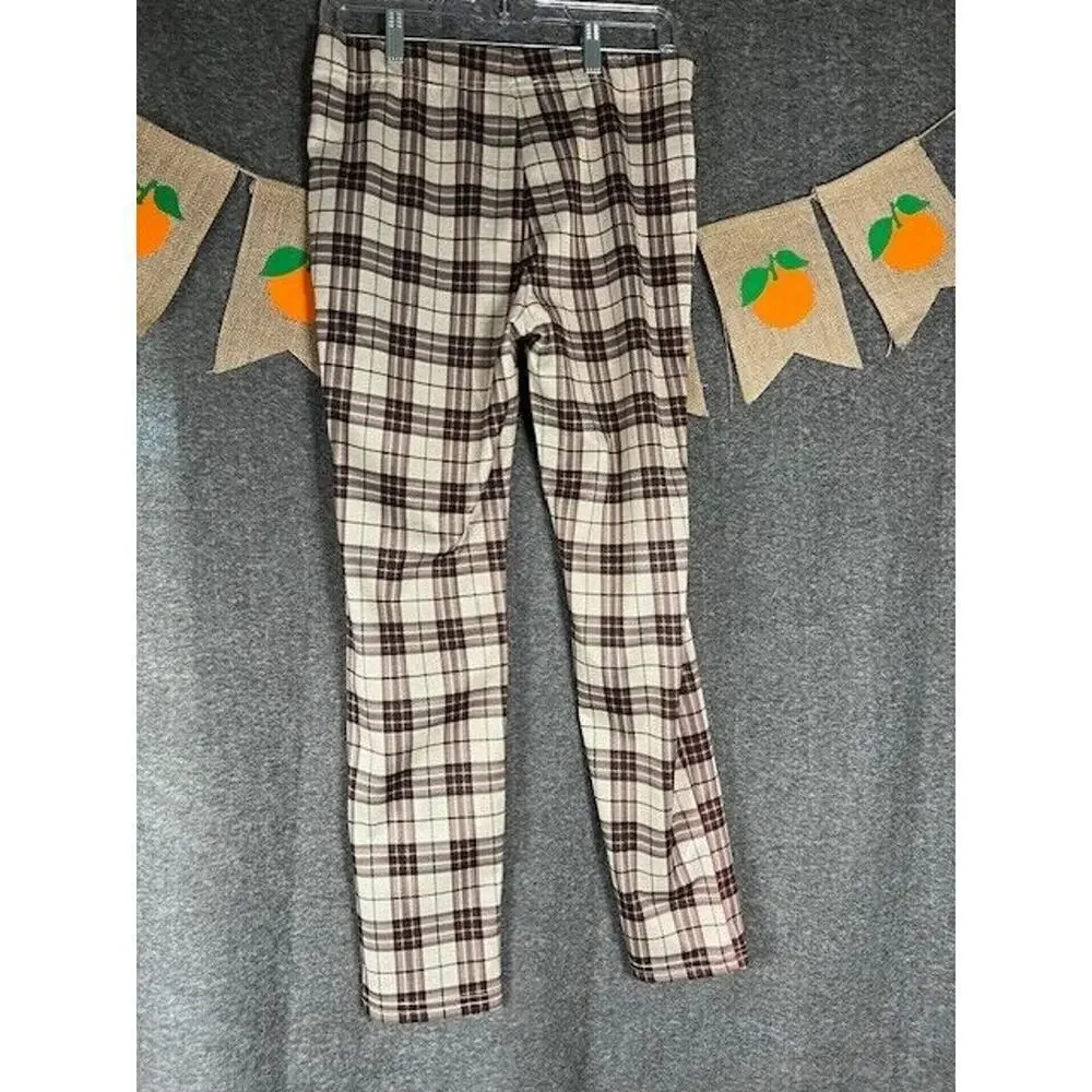Listicle Large Womens Plaid Dress Pants - Picture 4 of 8